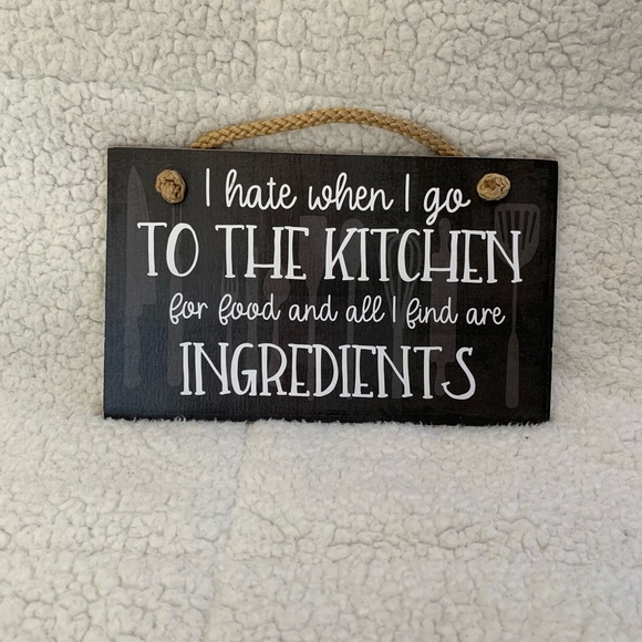 Other - Kitchen wall art funny